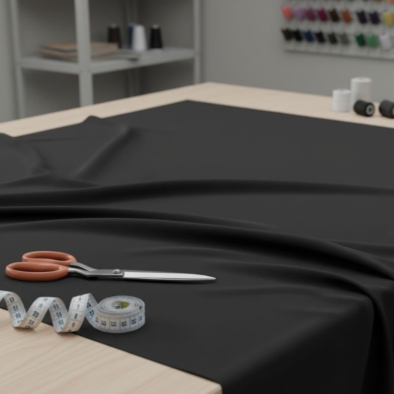 Material Textil tipo Dacrón color Negro