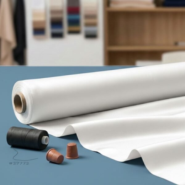 Seda Poliéster color Blanca